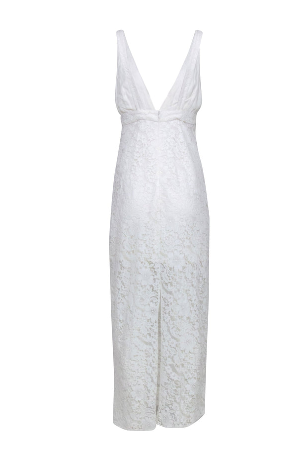 Reformation - Ivory Lace Sleeveless Midi Dress Sz 6 Reformation - Ivory Lace Sleeveless Midi Dress Sz 6