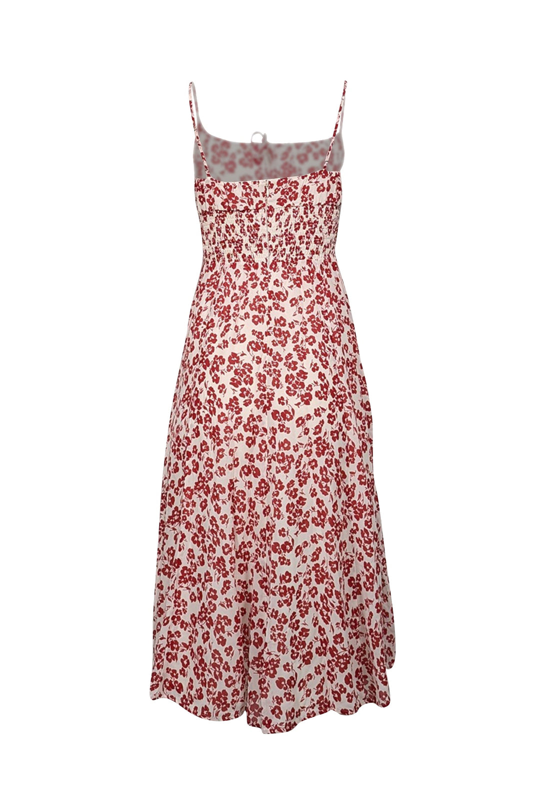 red floral reformation dress Reformation Camira Sleeveless Crepe Midi Dress