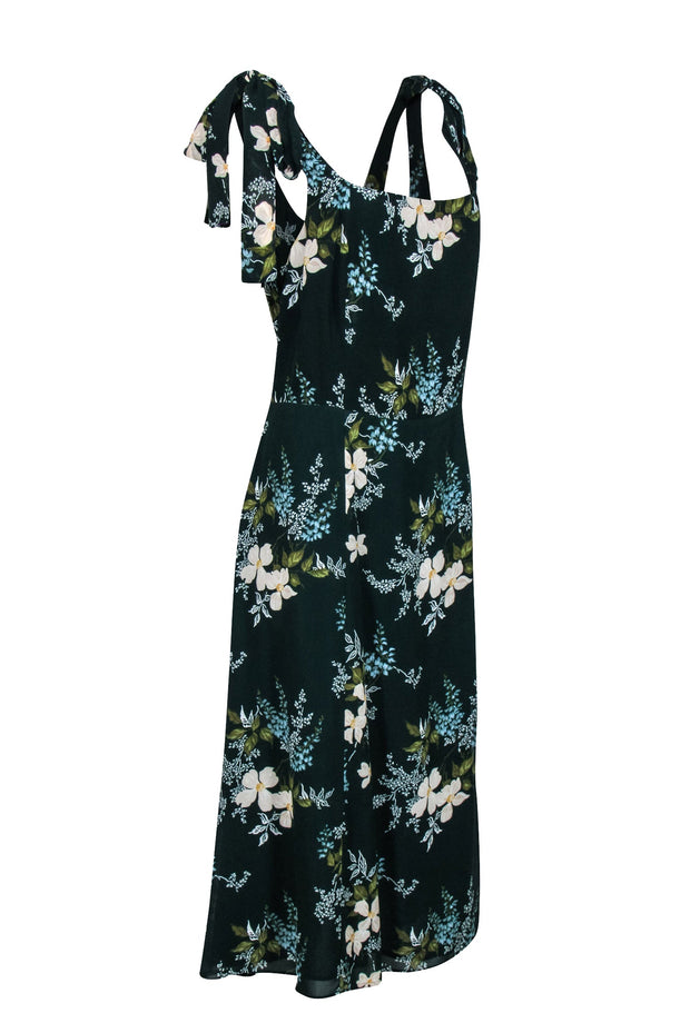 reformation green floral midi dress Reformation Green Floral Midi Dress by Reformation