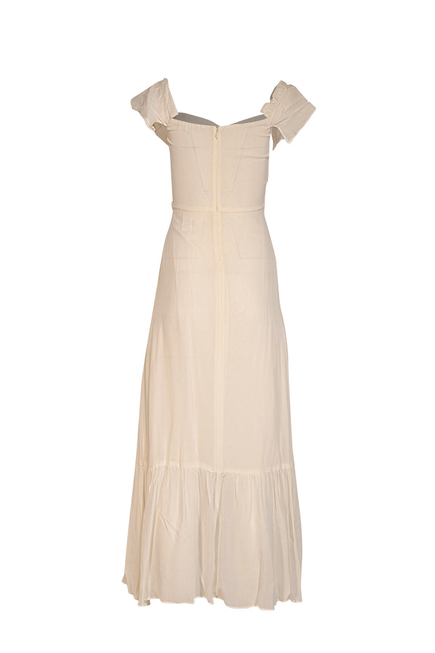 knee length dresses for ladies Reformation Wrap Midi Dress main image 0
