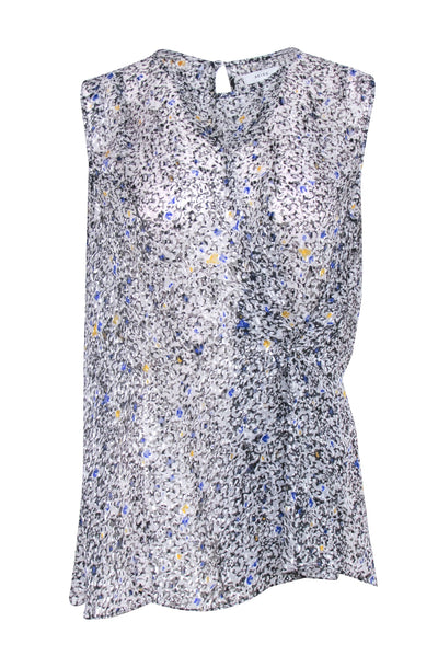 Current Boutique-Reiss - Grey & Black Speckled Sleeveless Top Sz 10