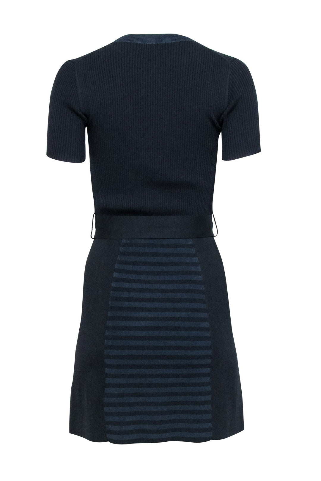 Reiss Women's Kate Belted Knit Dress - Blue