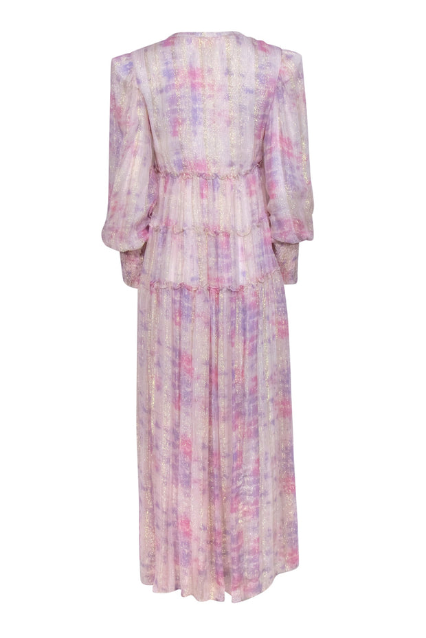 rococo sand pink and purple dress Long Dress