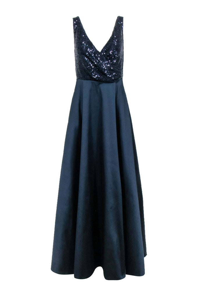 Sachin + Babi Dresses | Sachin & Babi Midnight Bella Sequin Formal Evening Gown | Color: Blue | Size: 4 | Virgo6419's Closet Sachin + Babi Dresses | Sachin & Babi Midnight Bella Sequin Formal Evening Gown | Color: Blue | Size: 4 | Virgo6419's Closet