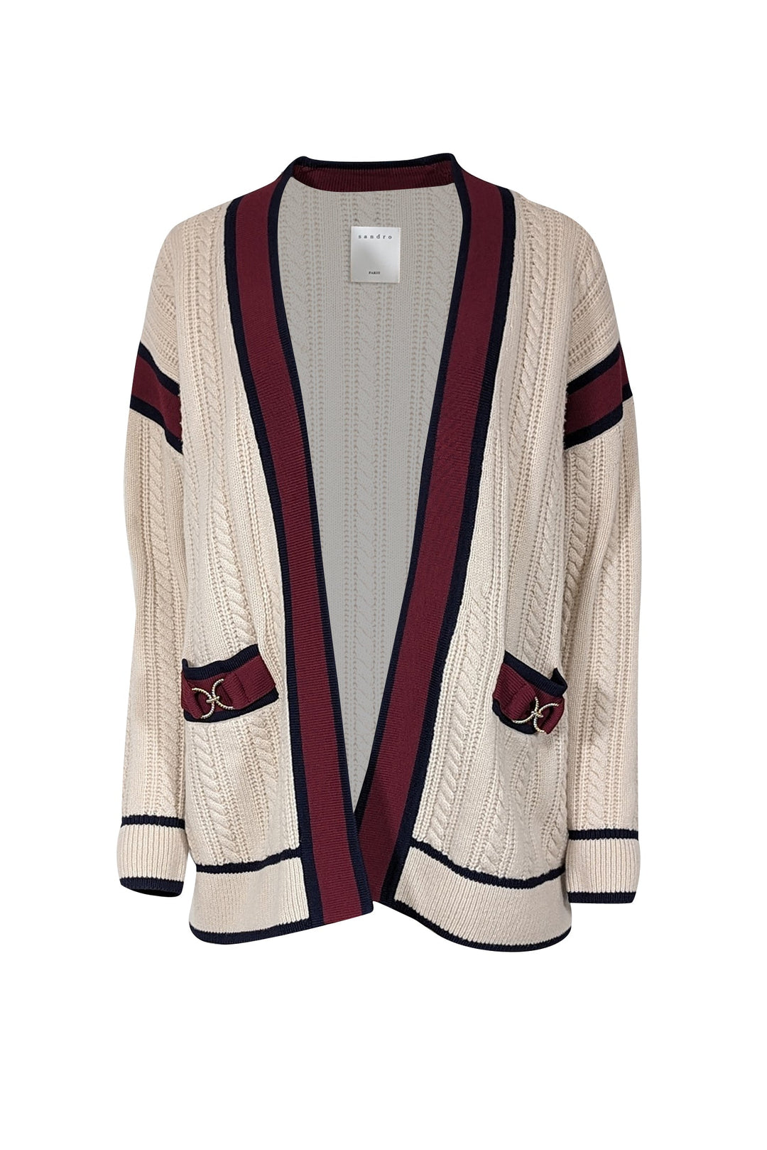 sandro-cardigans-beige-s-