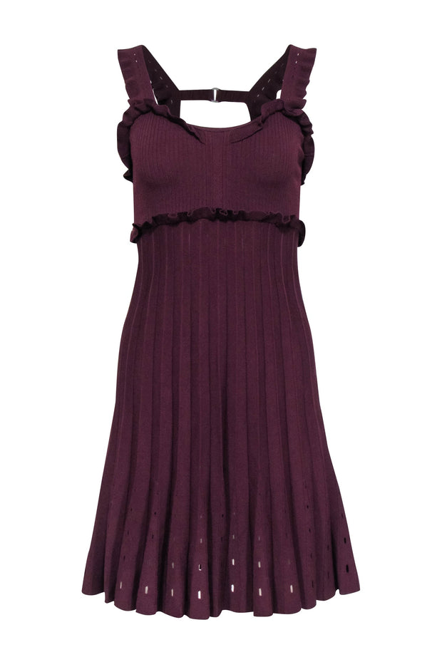Sandro - Maroon Knit Sleeveless Dress Sz 4 Sandro - Maroon Knit Sleeveless Dress Sz 4