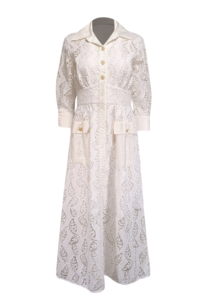 sandro white dress lace SANDRO White Dresses