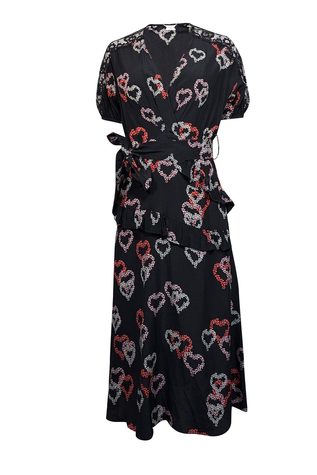 fitted lace wedding dress Sexy Strapless Heart Shape Crystal Mini Dress - Black Velvet main image 1