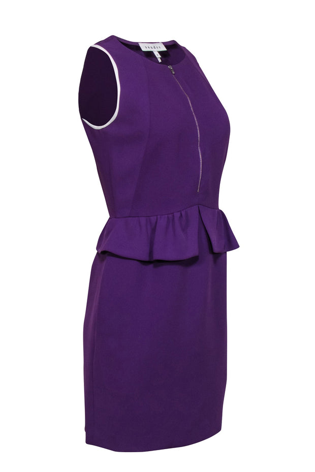 purple sandro dress Sandro Velvet Dress, Purple, 1