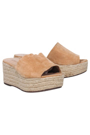 Current Boutique-Schutz - Tan "Thanlia" Platform Espadrilles Sz 8