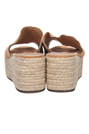 Current Boutique-Schutz - Tan "Thanlia" Platform Espadrilles Sz 8