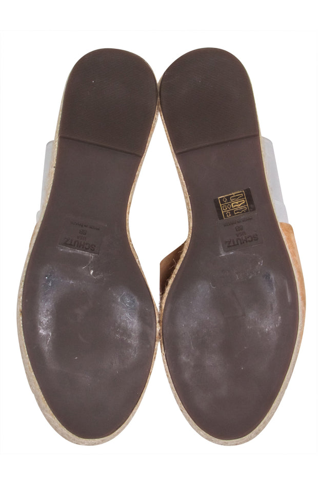Current Boutique-Schutz - Tan "Thanlia" Platform Espadrilles Sz 8