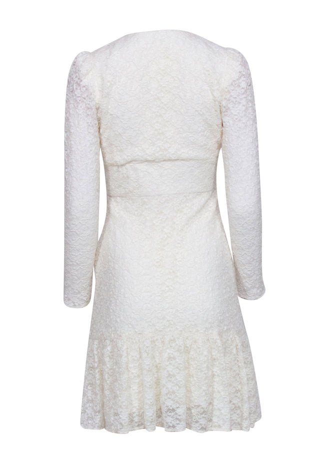 shoshanna white lace dress Romantic Lace Bridal Gown by Casablanca