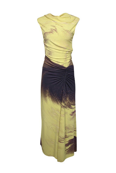 Simkhai - Yellow & Brown Print "Acacia" Formal Dress Sz S Simkhai - Yellow & Brown Print "Acacia" Formal Dress Sz S