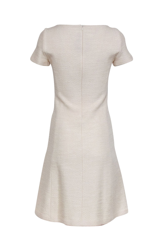 st john a line dress St. John's Bay Womens Split Tie Neck Sleeveless A-Line Dress, Color: Green Palms