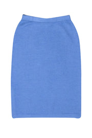 Current Boutique-St. John - Light Blue Knit Pencil Midi Skirt Sz 6