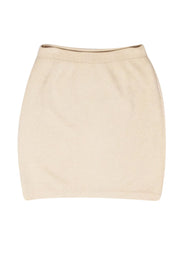 Current Boutique-St. John - Beige Knit Pencil Skirt Sz 6