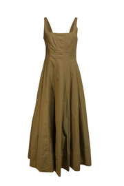 Current Boutique-Staud - Army Green Poplin Sleeveless Dress Sz 10