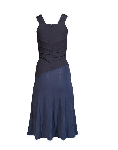 Stella McCartney - Navy Stretch Sleeveless Cocktail Dress Sz 2 Stella McCartney - Navy Stretch Sleeveless Cocktail Dress Sz 2