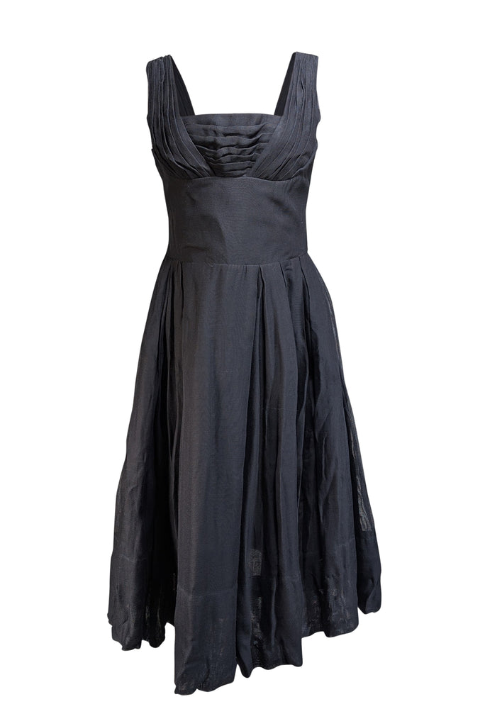 Style Paris - Black Sleeveless Romantic Formal Dress Sz 8 Style Paris - Black Sleeveless Romantic Formal Dress Sz 8