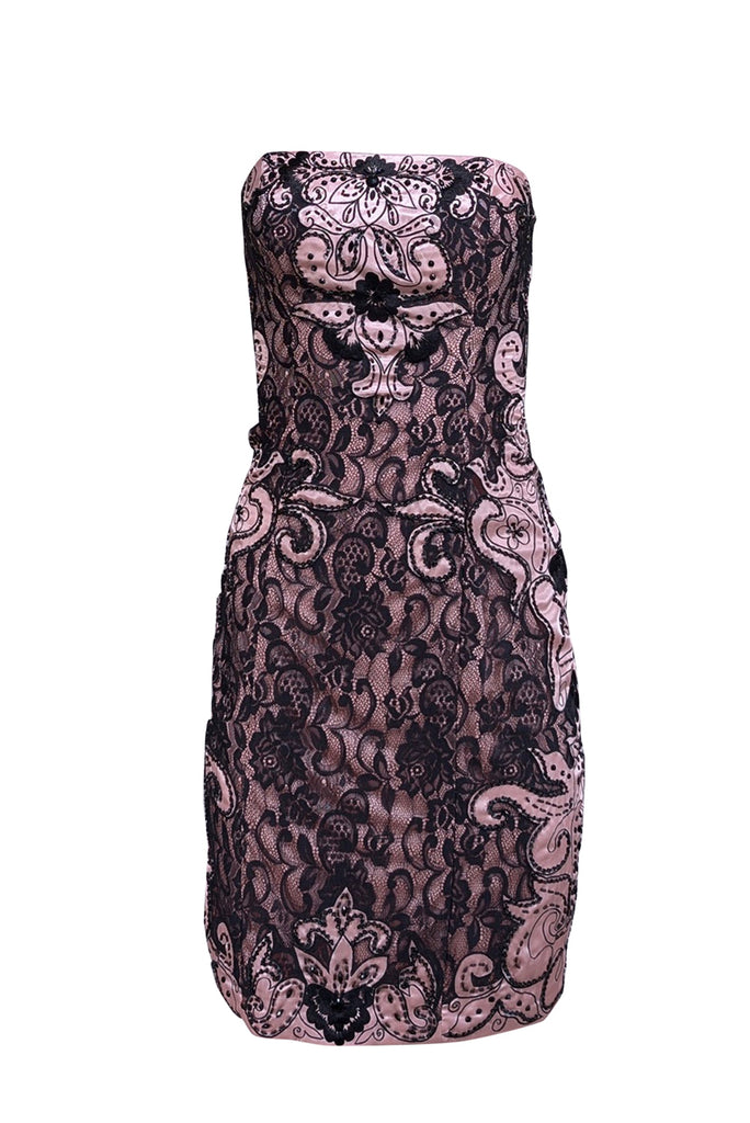 sue wong beaded strapless dress Size:S (Chest size 36