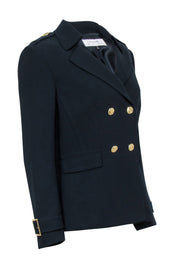 Current Boutique-Tahari - Black Double Breasted Blazer Sz 10