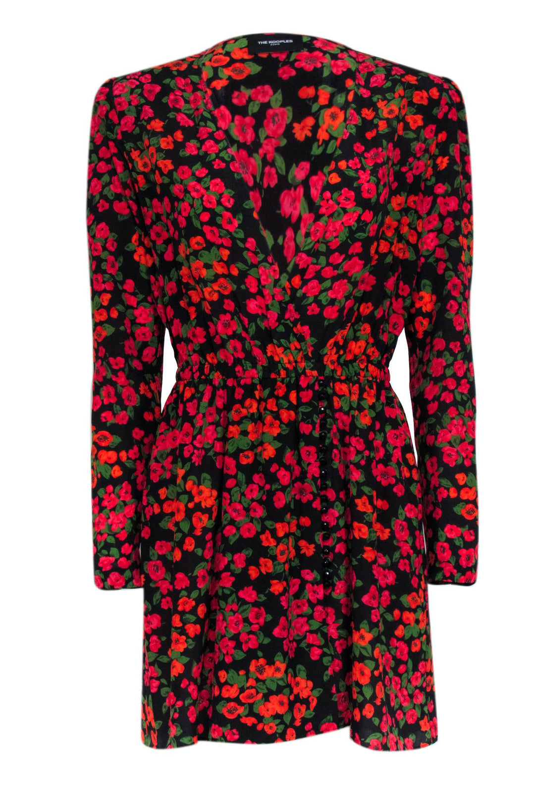 the kooples floral silk dress The Kooples - Random Flowers Short Silk Dress