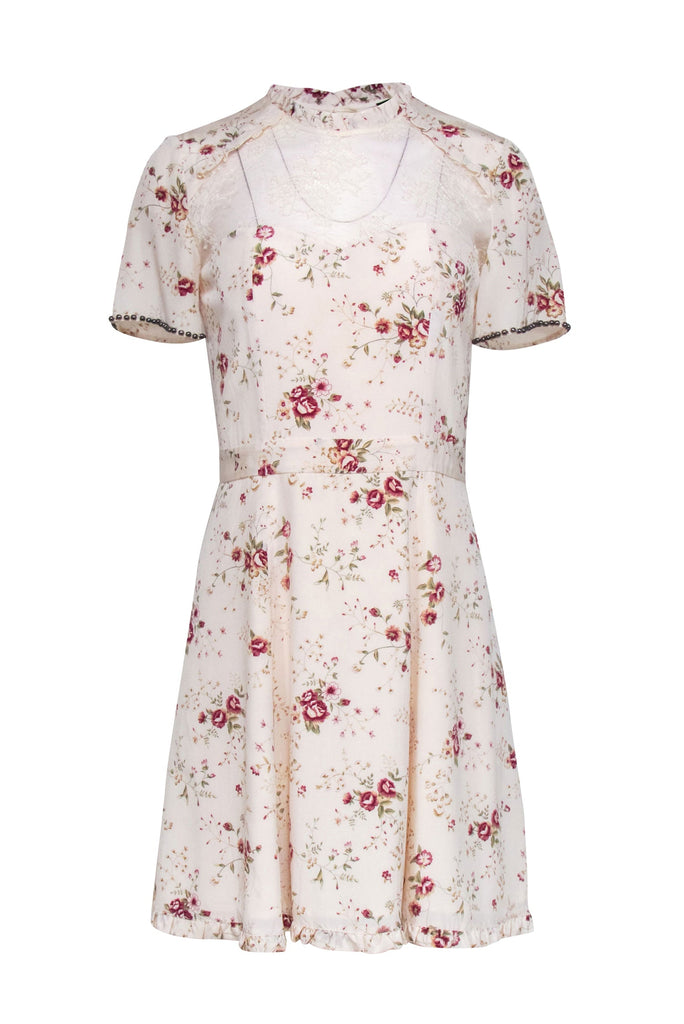 The Kooples Silk Floral Print Dress