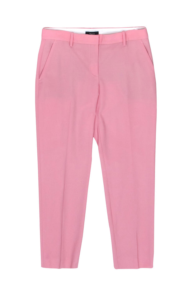 Theory - Soft Pink Tailored Straight Leg Pant Sz 4 Theory - Soft Pink Tailored Straight Leg Pant Sz 4