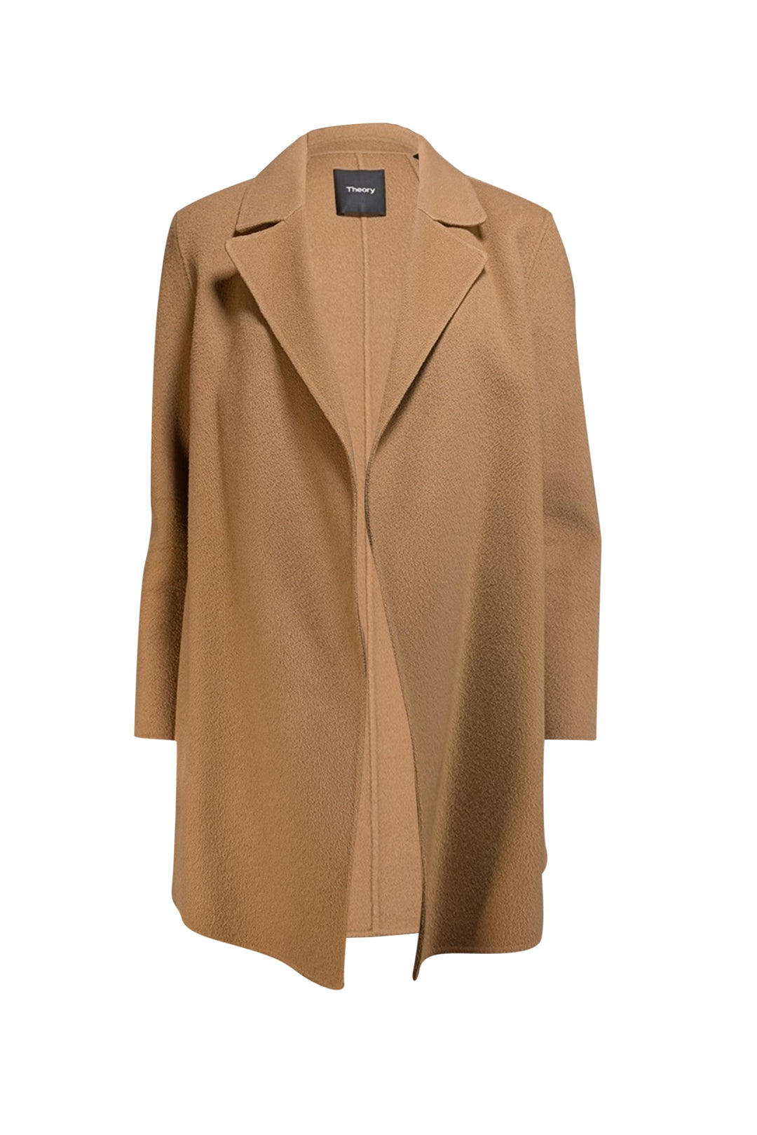 Me theory ウールコート　キャメル Theory - Camel Brown Wool & Cashmere Open Front Jacket Sz S