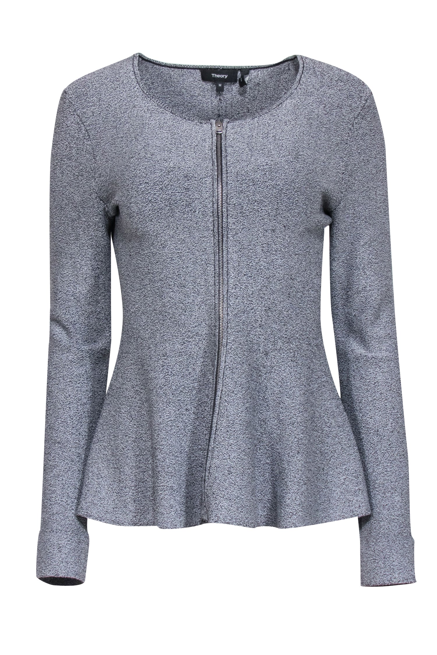 theory-shirts-tops-m-grey-