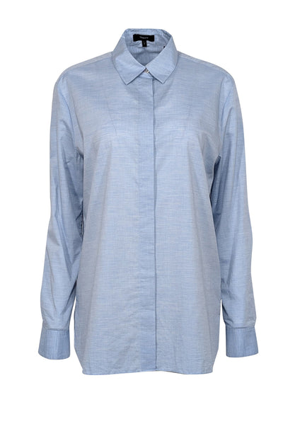 Theory Patch Pocket Collar Shirt, Blue, S Theory Patch Pocket Collar Shirt, Blue, S
