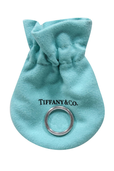 Current Boutique-Tiffany & Co. - Platinum Thin Band Ring Sz 5