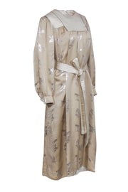 tory burch silk maxi dress Pleated Silk Dress by Tory Burch