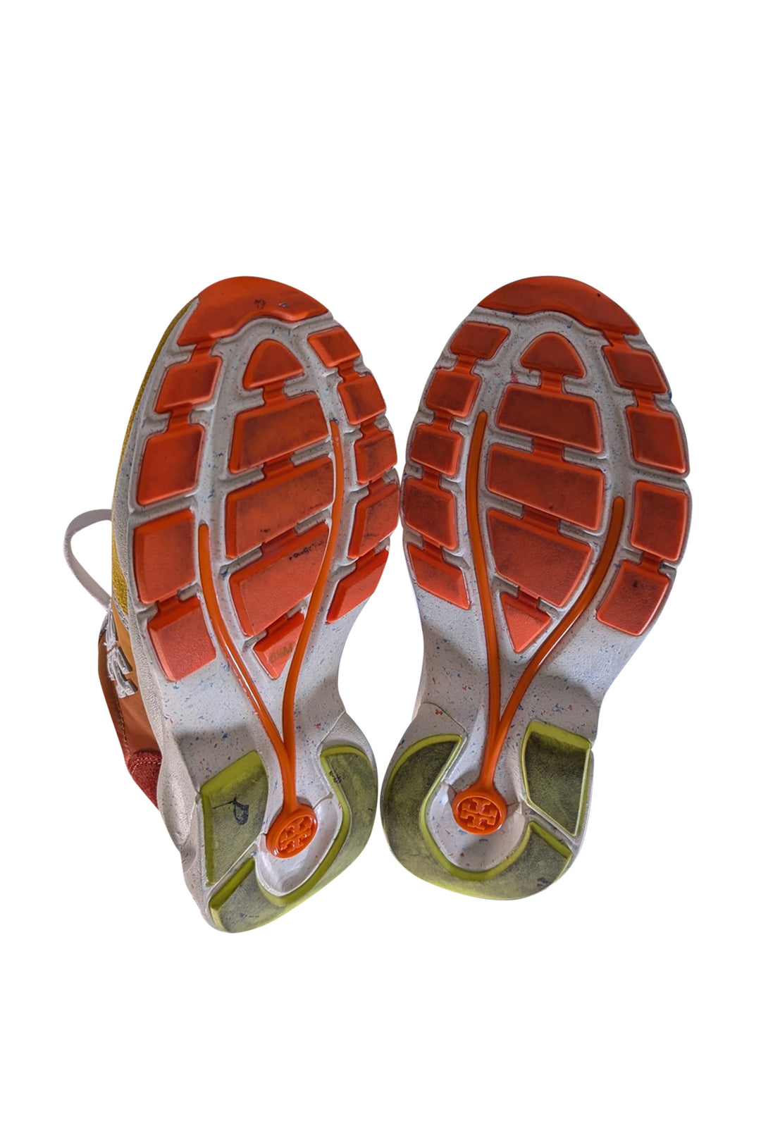 Tory Burch - Yellow, Orange, & Red Ombre Sneakers Sz 6.5 – Current