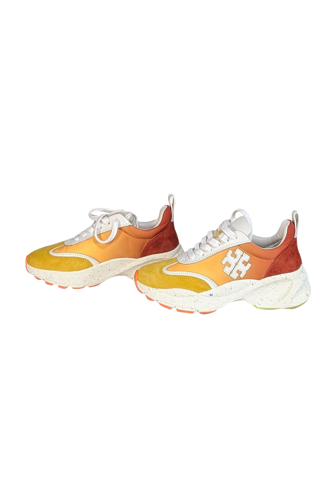 Tory Burch - Yellow, Orange, & Red Ombre Sneakers Sz 6.5 – Current