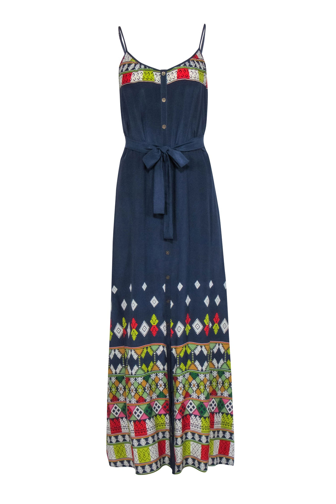 elowen maxi dress Baltic Born Womens Elowen Tank Maxi Dress | Cream + Blue Floral