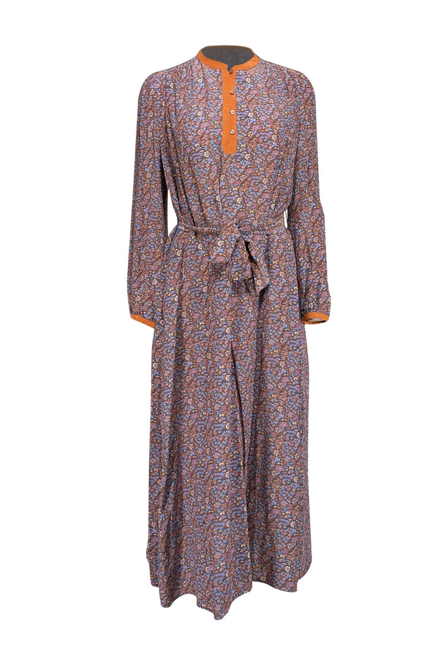 vanessa bruno silk dress Vanessa Bruno Pacio silk dress Kaki Peony Rouge