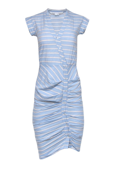 veronica beard ruched shirt dress Trending: Veronica Beard Ruched Shirtdress