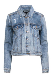 Current Boutique-Veronica Beard - Medium Wash Denim Jacket Sz M