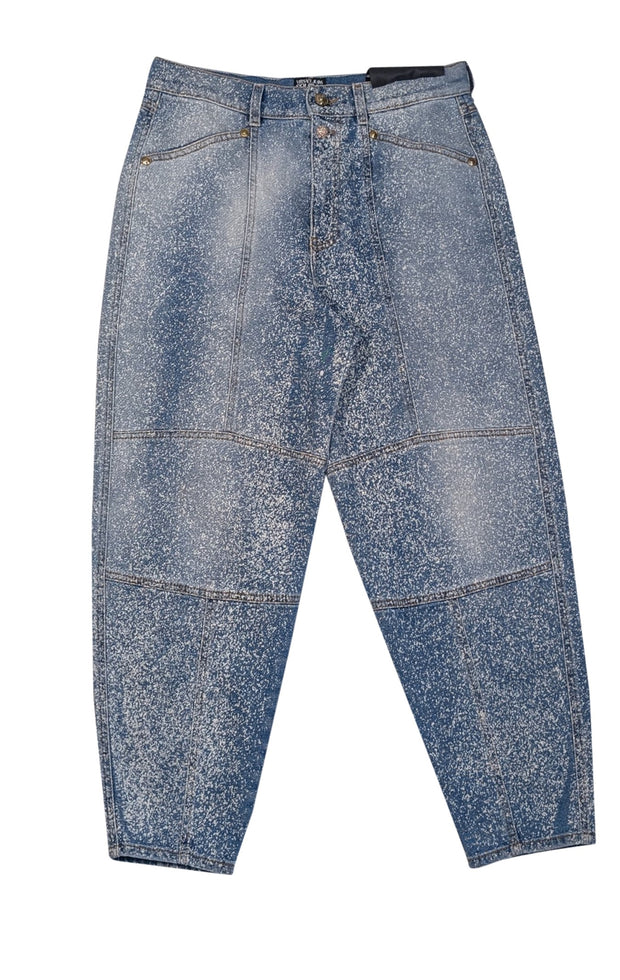 Versace Jeans Couture - Blue Acid Speckle Wash Jeans Sz 4 - Current Boutique