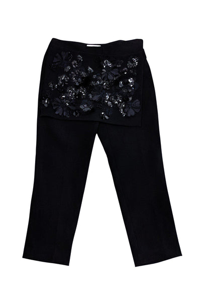 Current Boutique-3.1 Phillip Lim - Black Beaded Trousers Sz 0