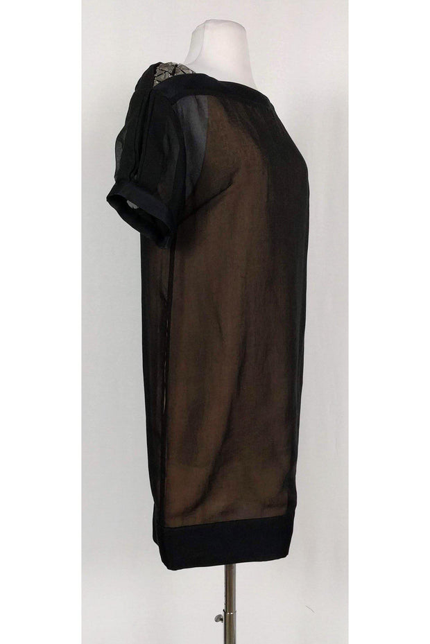 Current Boutique-3.1 Phillip Lim - Black Nude Lining Dress Sz 4