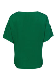 Current Boutique-3.1 Phillip Lim - Green Short Sleeved Side Button Top Sz 4