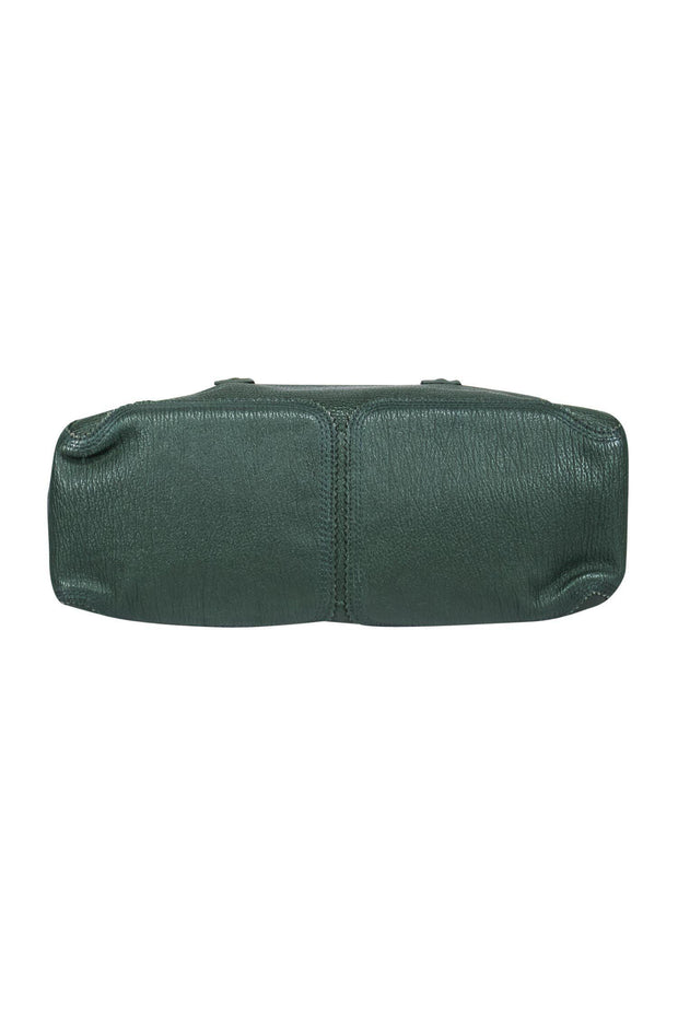 Current Boutique-3.1 Phillip Lim - Green Textured Large Leather Satchel