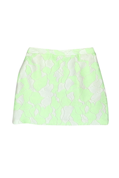 Current Boutique-3.1 Phillip Lim - Green & White Marbled Miniskirt Sz 4