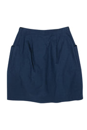Current Boutique-3.1 Phillip Lim - Navy Miniskirt w/ Hook Accents Sz 4