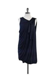 Current Boutique-3.1 Phillip Lim - Navy Sleeveless Silk Bubble Hem Dress Sz M