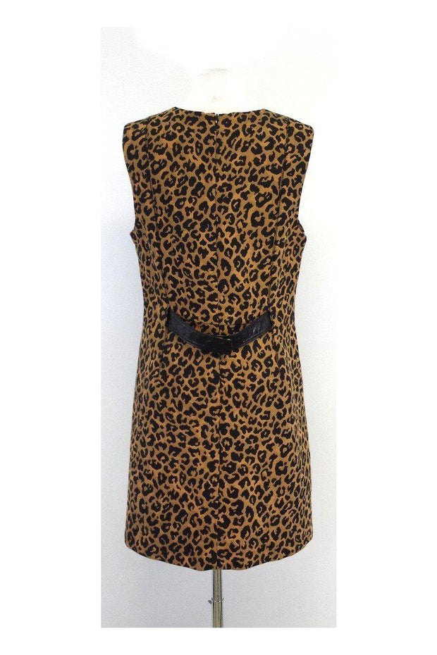 Current Boutique-3.1 Phillip Lim - Tan & Black Leopard Print Dress Sz 10