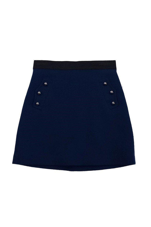 Current Boutique-3.1 Phillip Lim - Teal Elastic Waist Skirt Sz 4